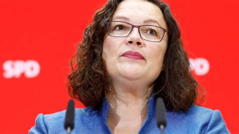 german spd leader nahles quits  partys popularity hits  euronews