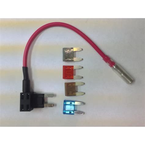 mini blade fuse tap holder add  circuit  atm apm     fuses ebay
