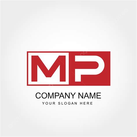 plantilla de logotipo de letra inicial mp descarga gratuita de