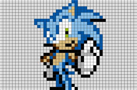 sonic pixel art brik