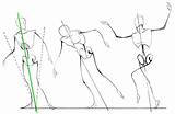 Bewegung Posen Figuren Lernen Körper Dynamische Stehen Dynamischer sketch template