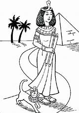 Egyptian Coloring Printable Pages Getcolorings sketch template
