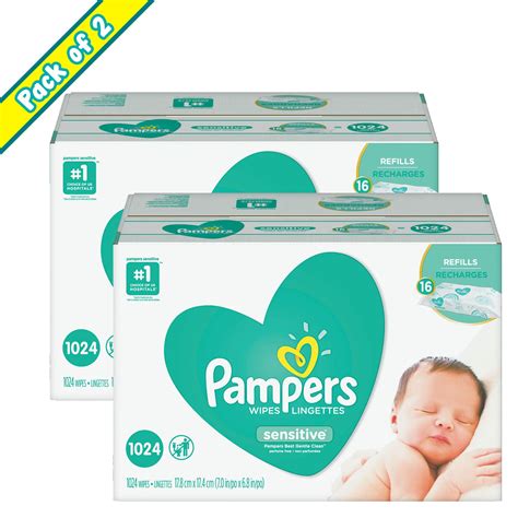 pampers sensitive baby wipes  ct pack   walmartcom