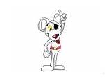 Drawingnow Danger Mouse Draw sketch template