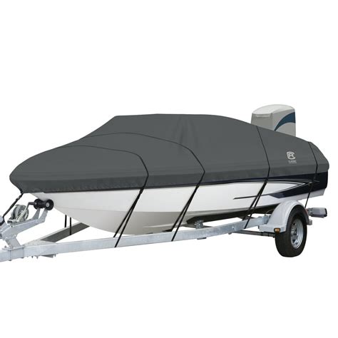 classic accessories stormpro heavy duty boat cover fits boats  ft  ft long    wide