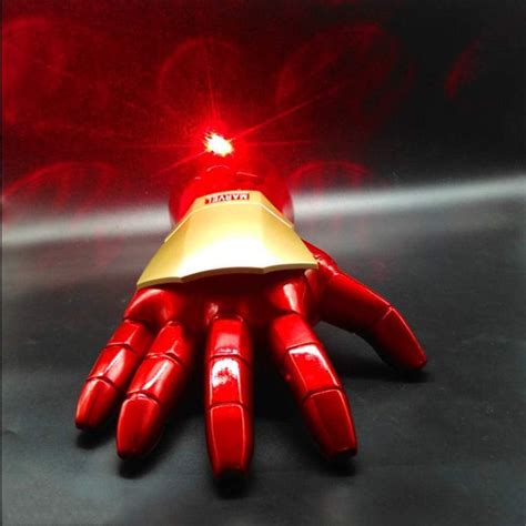 nz iron man gloves talking glowing wearable props model toy size