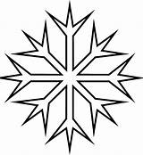 Snowflake Snowflakes Winter Popular sketch template