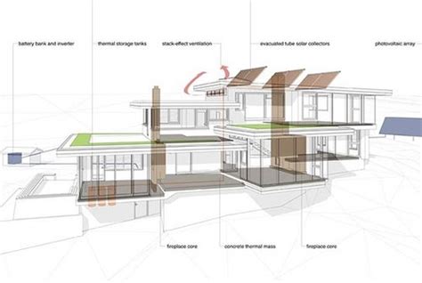 interesting layout    grid house concrete house design floating house house design