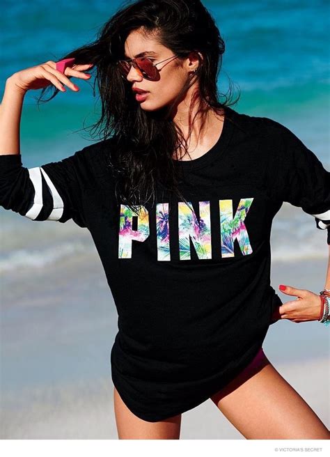 Sara Sampaio Hits The Beach For Victoria’s Secret Pink