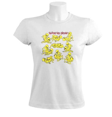 Aliens Are Coming Women T Shirt Sex Position Funny Rude Ebay