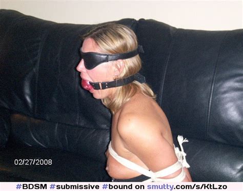 bdsm submissive bound bondage tied gag gagged restrained