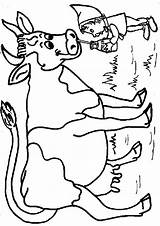 Kleurplaat Koe Kleurplaten Kuh Koeien Ausmalbilder Vache Sapi Mewarnai Colorir Coloriages Colorat Vacas Cows Mucca Vaca Bergerak Animale Vaci P10 sketch template