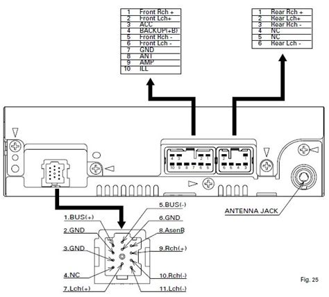 radio head unit wiring diagram mirage audio stereo install removal  audio wiring schematic