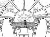 Falcon Millennium Drawing Technical Getdrawings sketch template