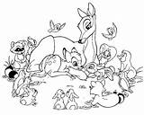 Bambi Coloring Pages Disney Cartoon Kids Wallpaper Drawing Printable Colour Exclusive Colouring Thumper Sheets Flower Entitlementtrap Book Princess Drawings Visit sketch template