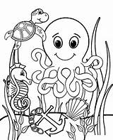 Ausmalbilder Topcoloringpages Octopus Children Mandala  Summer sketch template