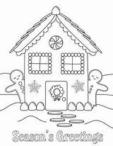 Lebkuchenhaus Ausmalbilder Lebkuchen Weihnachten Gingerbread Arbeit Topflappen sketch template