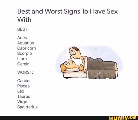 Best And Worst Signs To Have Sex With Best Aries Aquarius Capricorn
