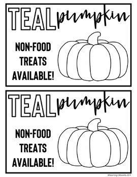 teal pumpkin kit  teaching differently teachers pay teachers