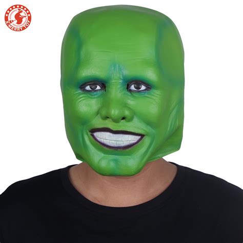 Halloween Party Cosplay Latex Mask Jim Carrey Costume