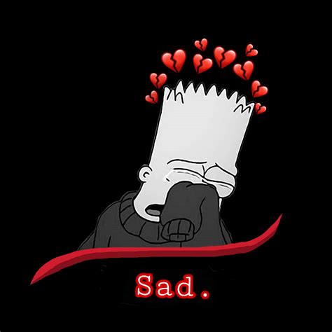 Sad 💔 Sad Broken Cry Simpson Heart Brokenhea