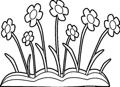 gambar bunga hitam putih  indah flower coloring pages printable