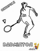 Badminton Olympic sketch template