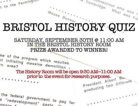bristol history trivia quiz bristol public library