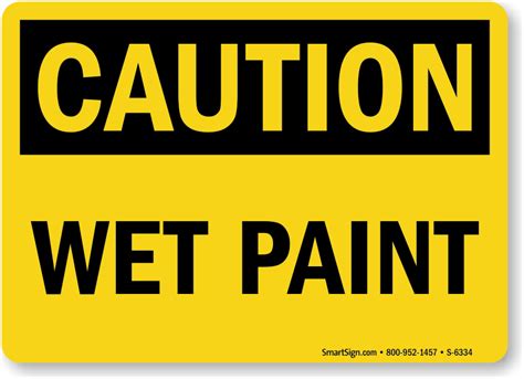 wet paint signs tags wet paint warning signs tags