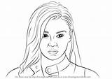 Hailee Steinfeld Draw Drawing Celebrities Drawingtutorials101 People Step sketch template