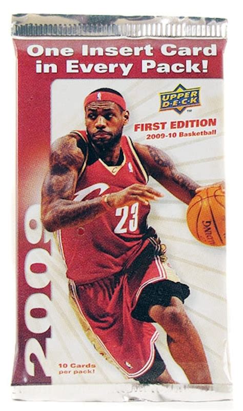 2009 10 Upper Deck First Edition Basketball Pack Da Card World