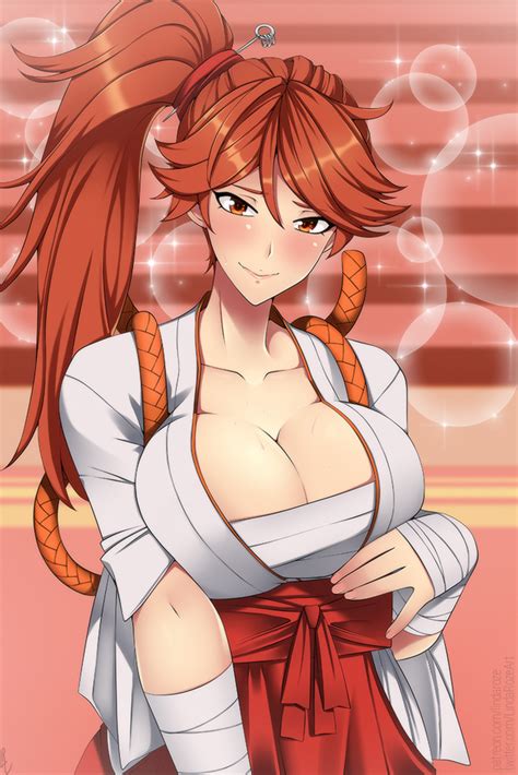 Hatsuho Shinonome Sakura Wars By Lindaroze Hentai Foundry