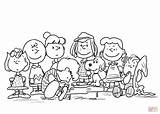 Peanuts Coloring Pages Gang Getcolorings sketch template