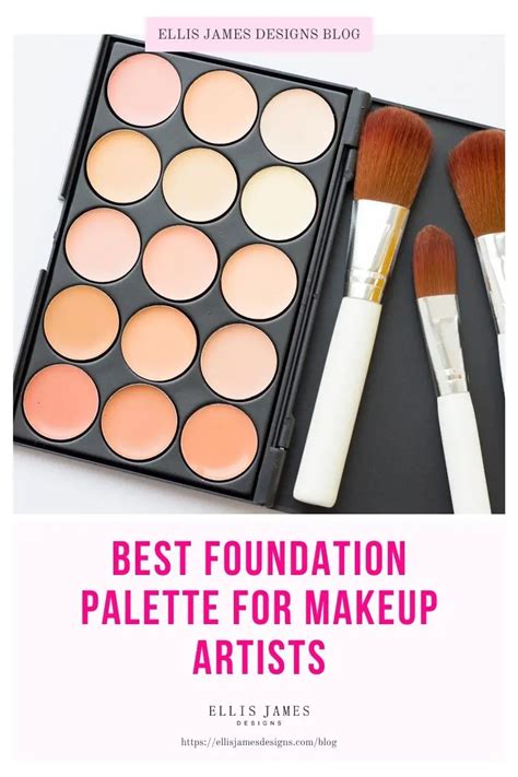 foundation palette  makeup artists ellis james designs