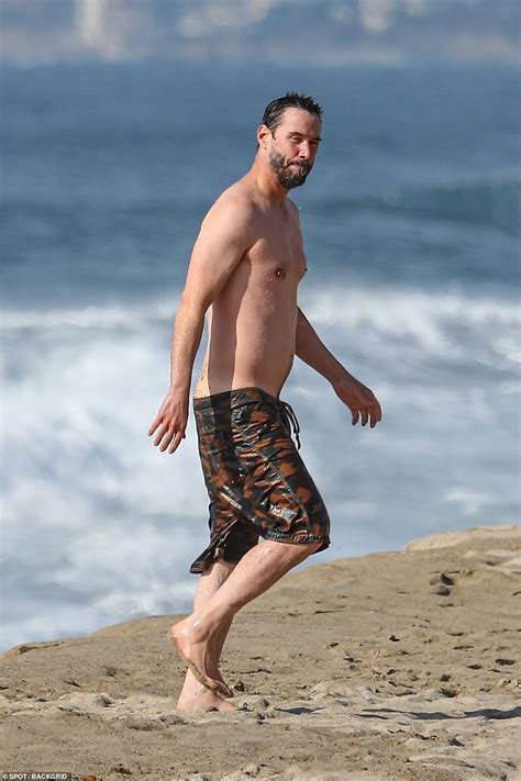 keanu reeves shows off his trim physique at 56 daily