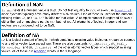 nan in r explained example code is nan function replace and remove