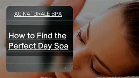 find  perfect day spa