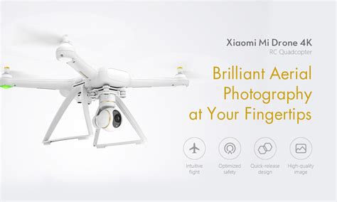 xiaomi mi drone  uhd wifi fpv quadcopter white cn plug  wifi connector pointing flight