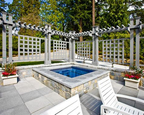 hot tub trellis houzz