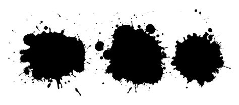 ink splatter vector art icons  graphics