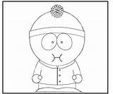 South Park Coloring Pages Cartman Colouring Stan Getcolorings Marsh Getdrawings sketch template