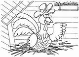 Kleurplaten Kippen Kip Poule Gallina Toit Dieren Galline Gallinas Poules Mewarnai Animasi Paques Poulets Ayam Colorat Bergerak Pollitos Stampare Animaatjes sketch template