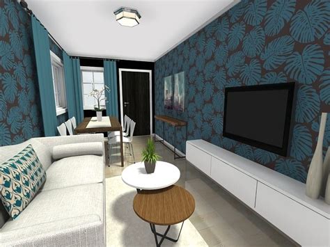 ide desain interior ruang tamu  memanjang small living room