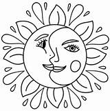 Luna Trippy Mewarnai Matahari Sonne Mond Ausmalbilder Malvorlagen Colorare Sterne Kostenlose Druckbare Disegni Supercoloring Sole Colouring Toddlers Sztuki Buch Bing sketch template