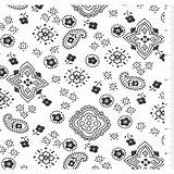Bandana Print Pattern Template Coloring Pages Clipground sketch template