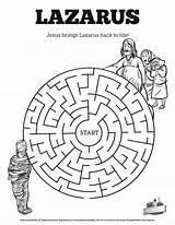 Lazarus Maze Raises Mazes Navigate Lives Printable Ak0 Sharefaith sketch template
