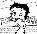 Coloring Betty Boop City Wecoloringpage sketch template