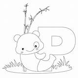 Alphabet Letter Coloring Pages Printable Letters Animal Kids Worksheets Panda Print Color Abc Sheets Printables Online Books Pp Getdrawings Getcolorings sketch template