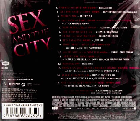 sex and the city original motion picture soundtrack music cd new sealed