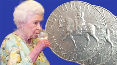 elizabeth ii silver jubilee crown   youtube